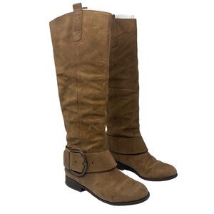 Via Neroli Sz 5.5 Women's‎ Weekend Camel Leather Riding Boots